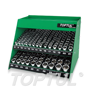 189PCS 1/2"DR. 6PT Socket Shelf Set