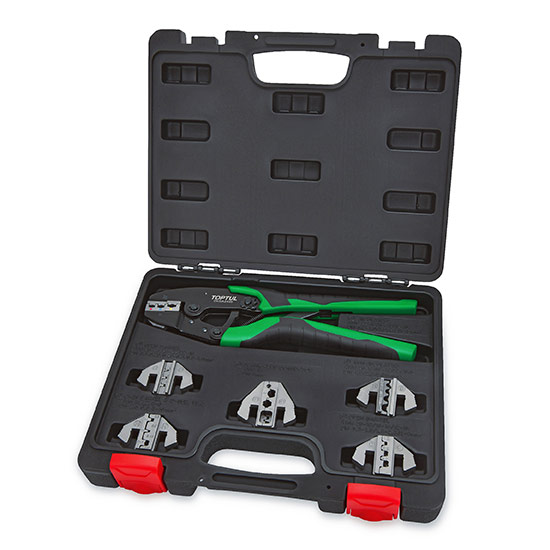 7PCS Quick Interchangeable Crimping Tool Kit