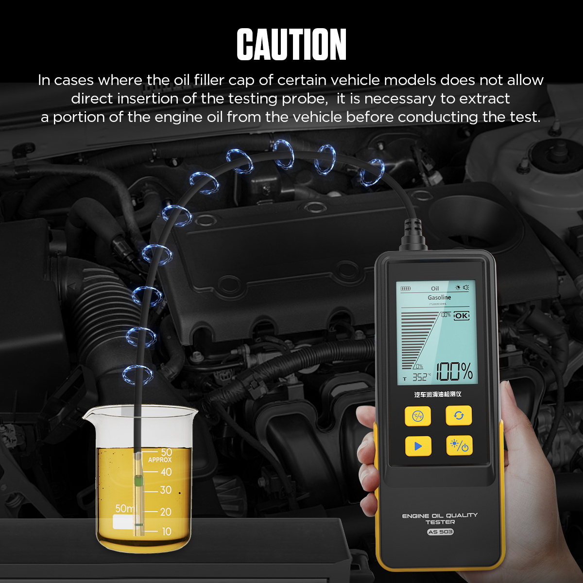 AS503 Engine Oil Quality Tester - Image 11