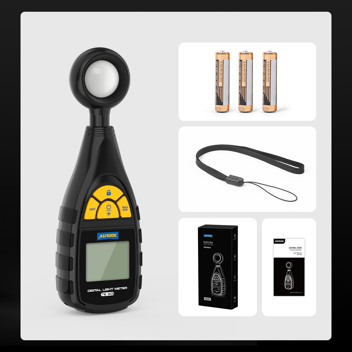 TE301 Digital Light Meter - Image 2