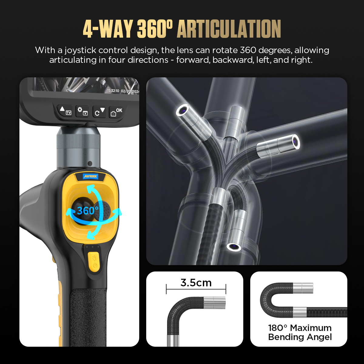 SVB308 Articulating Borescope 360° - Image 4