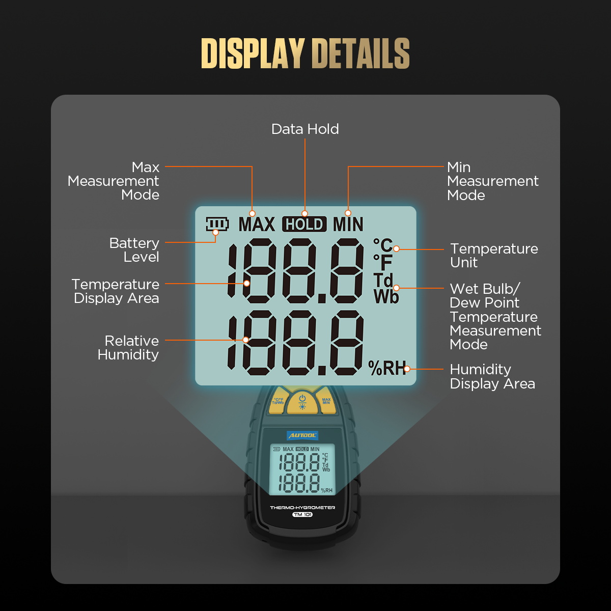TM101 Thermo-Hytgrometer - Image 3