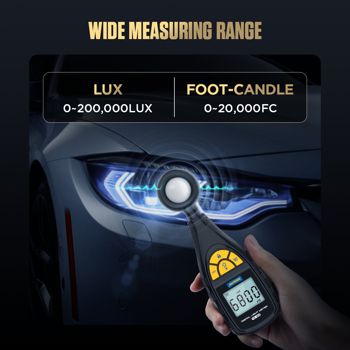 TE301 Digital Light Meter - Image 10