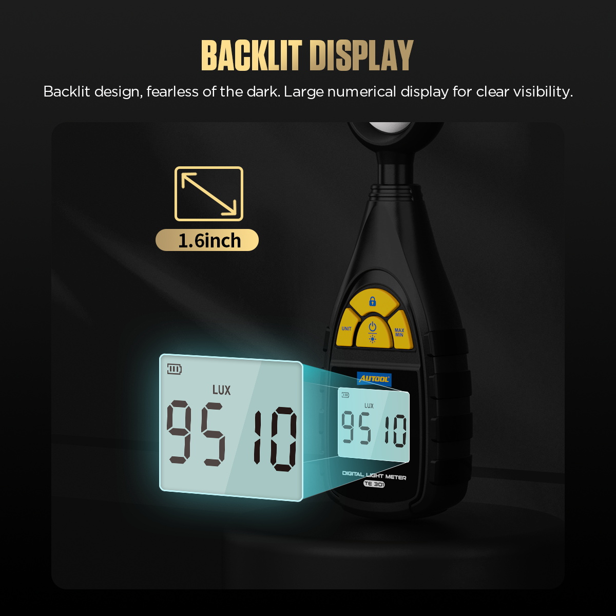 TE301 Digital Light Meter - Image 8