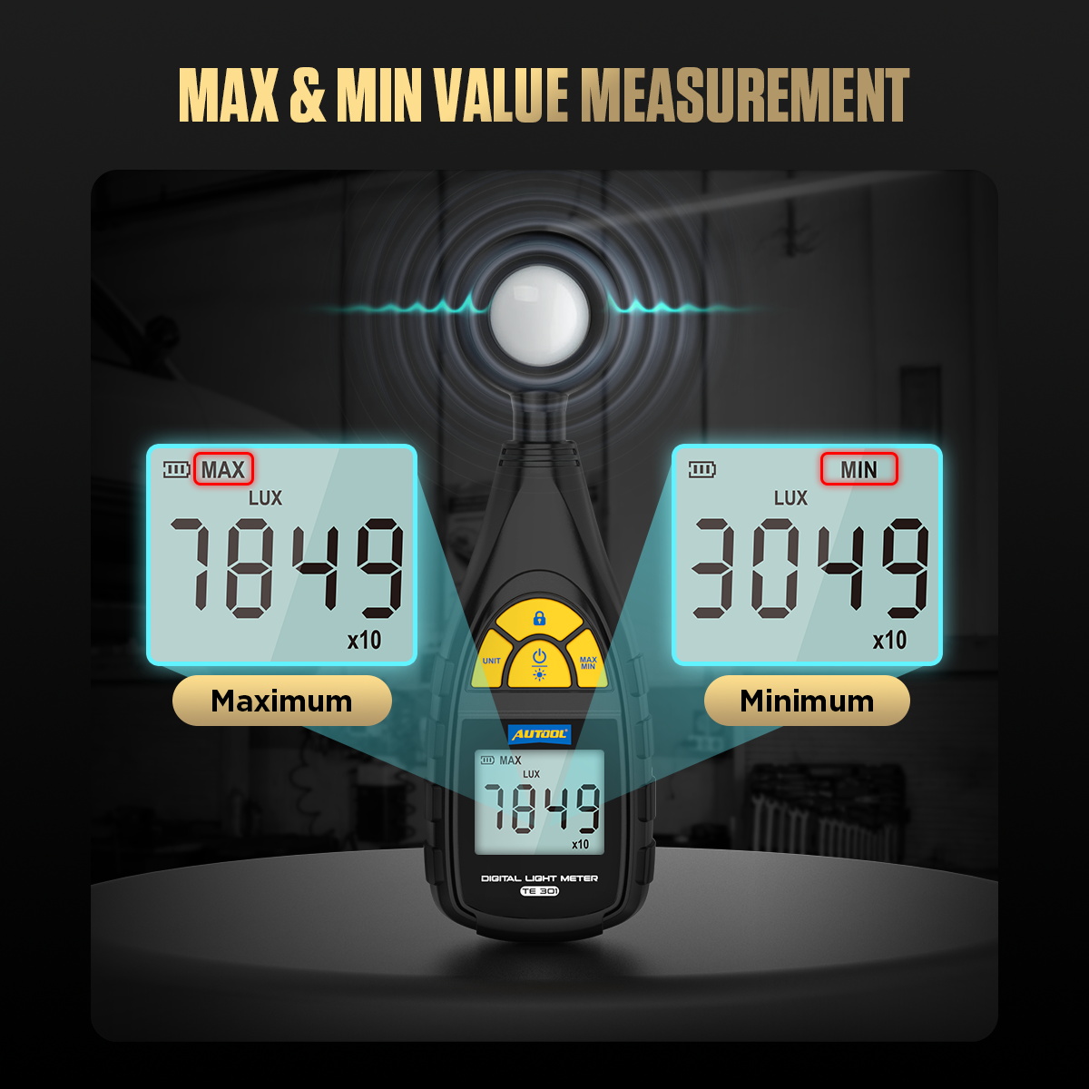 TE301 Digital Light Meter - Image 6