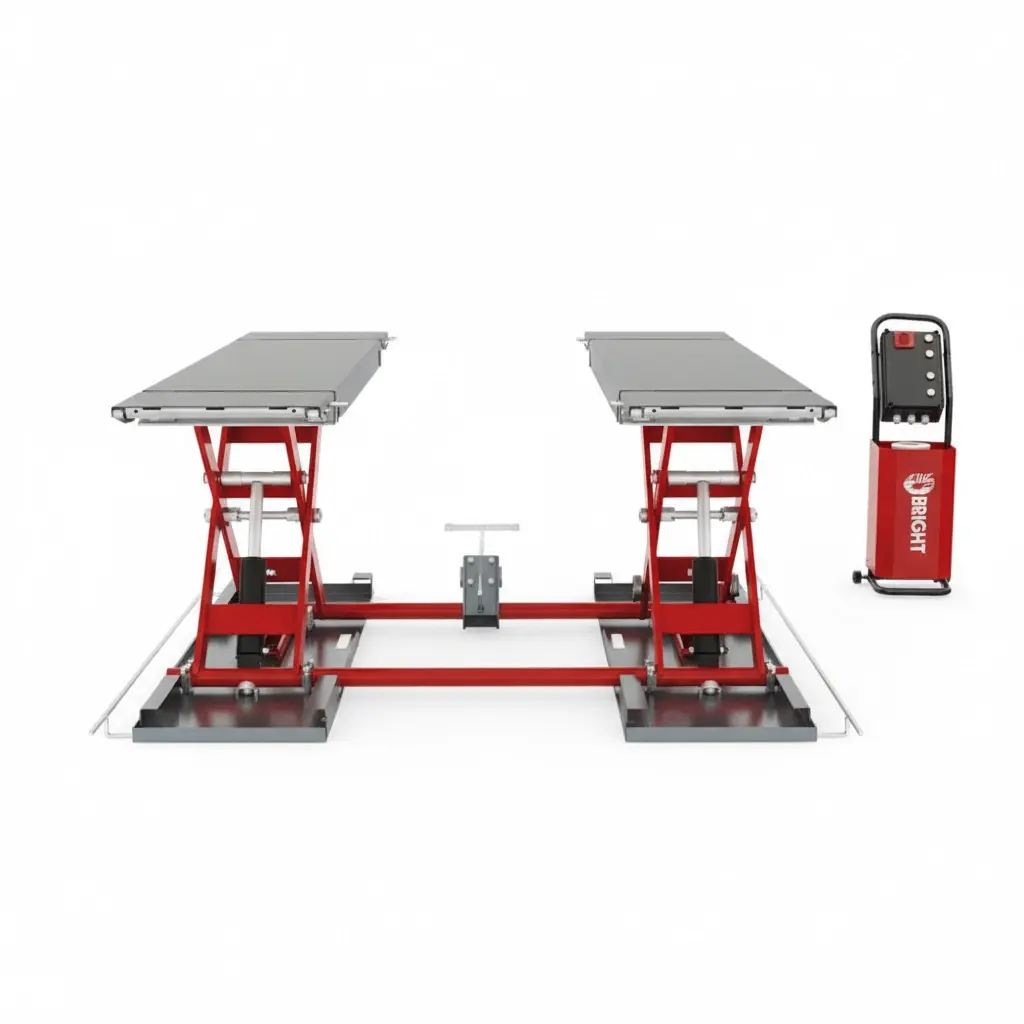 In-ground small scissors lift. - Image 3