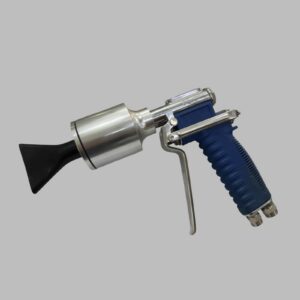 Double hose foam gun