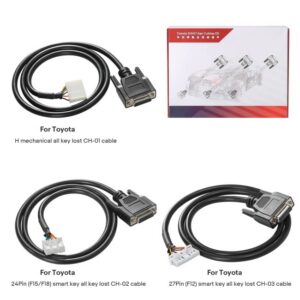 Toyota all key lost 3 cables