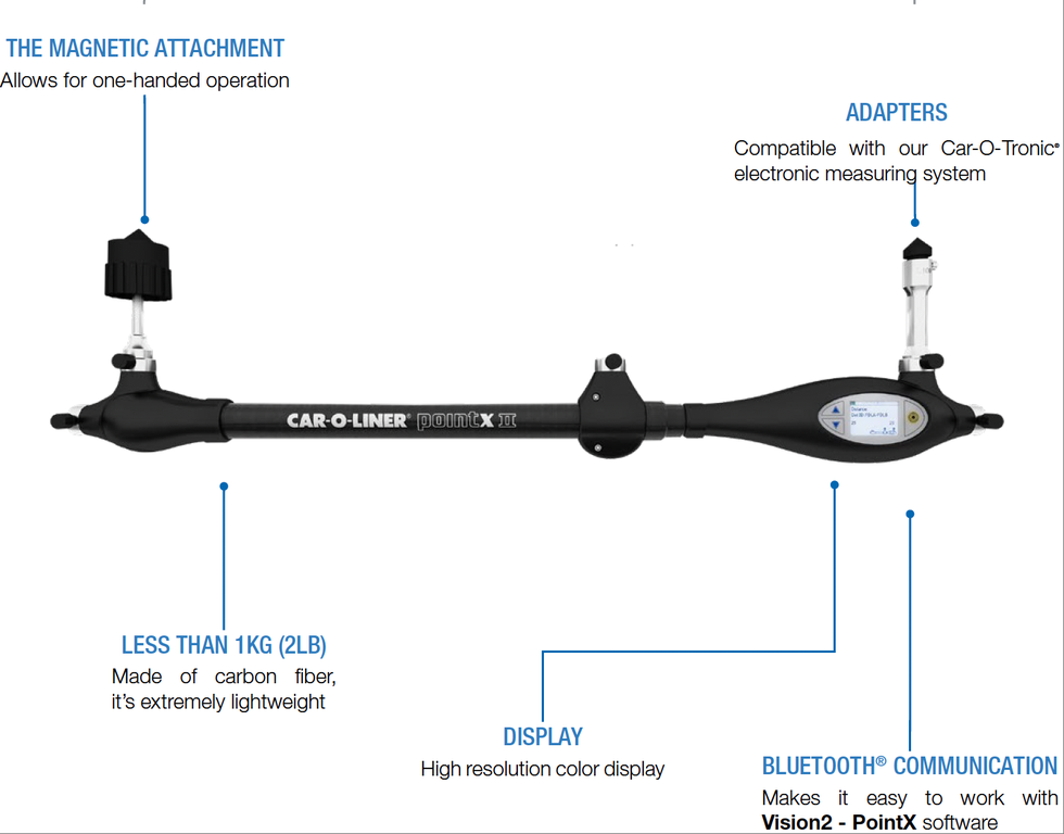 Car-O-Liner POINTX II Electronic Measuring System - Image 3